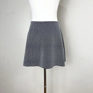 Zara Mini Skirt Pull On Elastic Waist‎ Black White Dot  A-Line Size Small